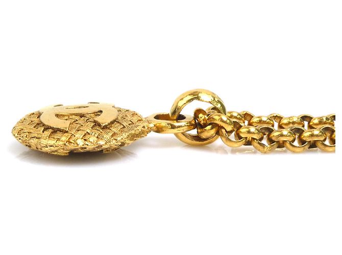 Collana in metallo dorato Chanel D'oro - vista 3