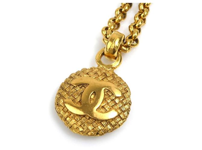 Collana in metallo dorato Chanel D'oro - vista 4