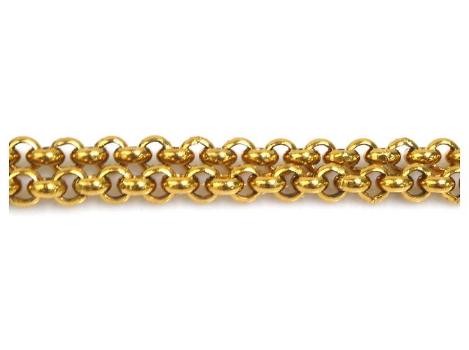 Collana in metallo dorato Chanel D'oro - vista 5