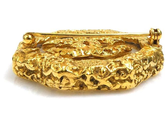 Spilla in metallo dorato Chanel D'oro - vista 5
