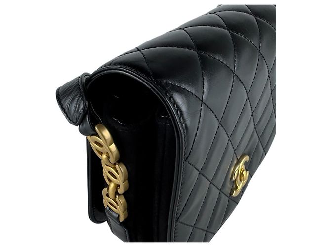 Borsa Messenger Chanel Matelassé Nero - vista 7