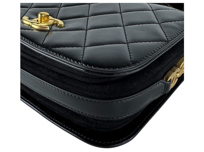 Borsa Messenger Chanel Matelassé Nero - vista 8