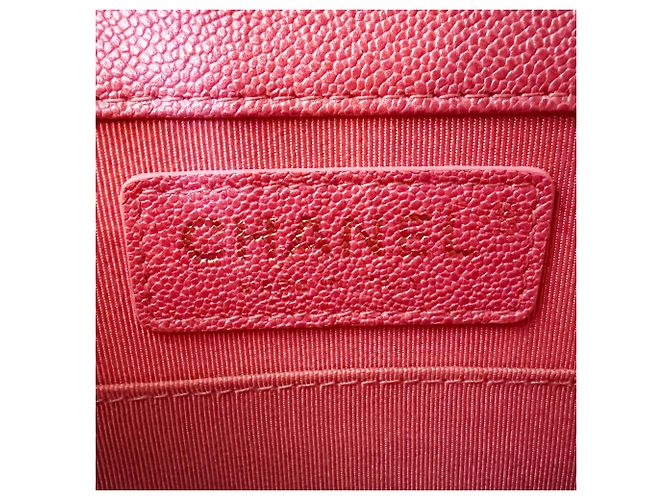 Borsa a tracolla Chanel Boy in Oro Rosa Lucido - vista 13