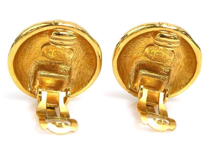 Orecchini a clip dorati Chanel D'oro - vista 4