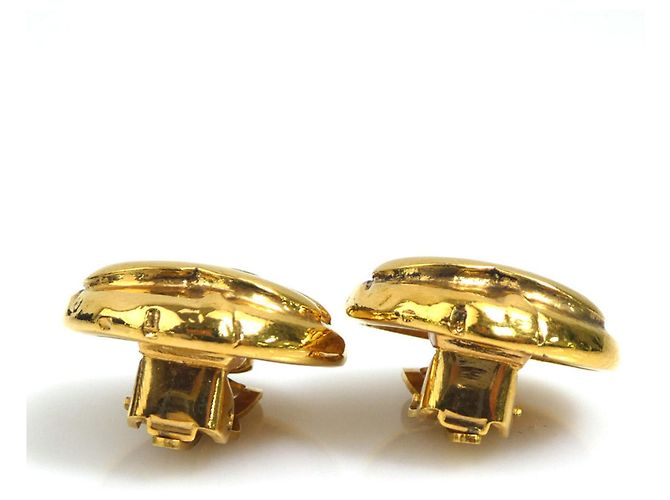 Orecchini a clip dorati Chanel D'oro - vista 5