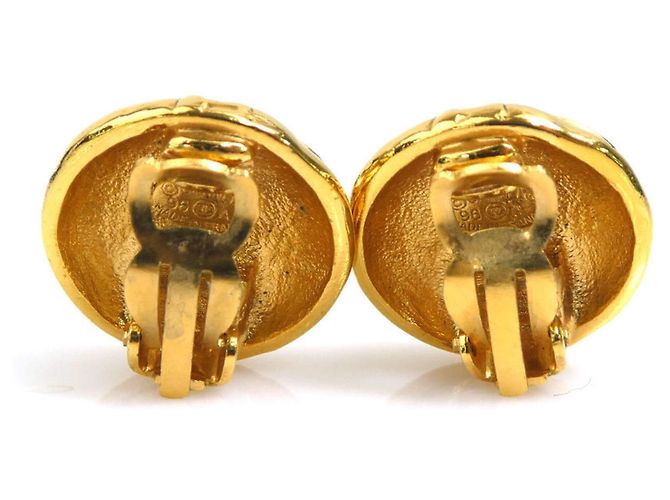 Orecchini a clip dorati Chanel D'oro - vista 6