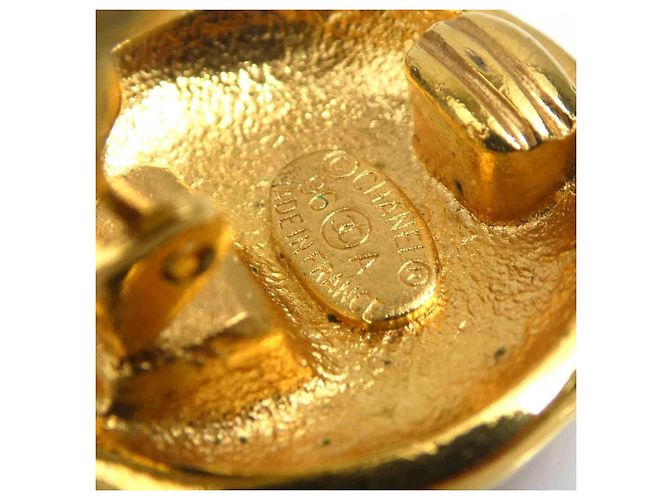 Orecchini a clip dorati Chanel D'oro - vista 9