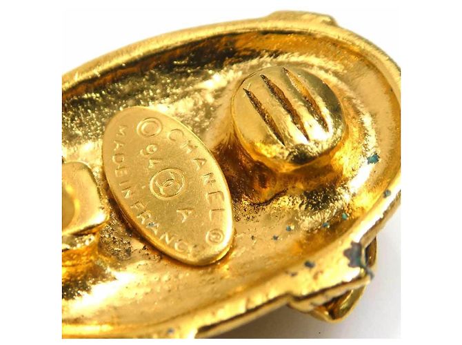 Chanel Clip-Ohrringe in Gold Golden - Ansicht 10