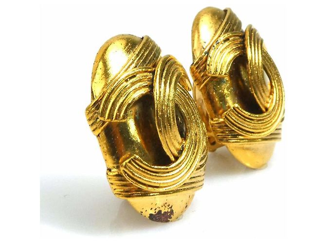 Chanel Clip-Ohrringe in Gold Golden - Ansicht 2