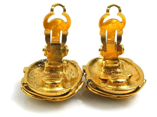 Chanel Clip-Ohrringe in Gold Golden - Ansicht 6