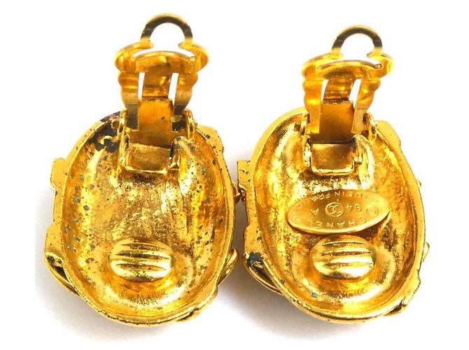 Chanel Clip-Ohrringe in Gold Golden - Ansicht 7