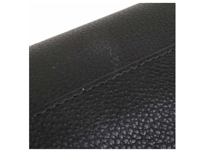 Borsa a tracolla in pelle grigia Saint Laurent Marrone - vista 10