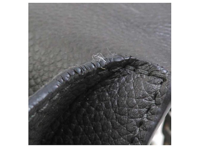 Borsa a tracolla in pelle grigia Saint Laurent Marrone - vista 7