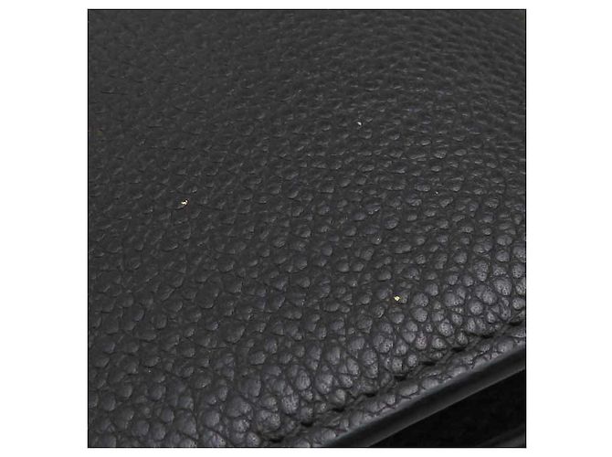 Borsa a tracolla in pelle grigia Saint Laurent Marrone - vista 9