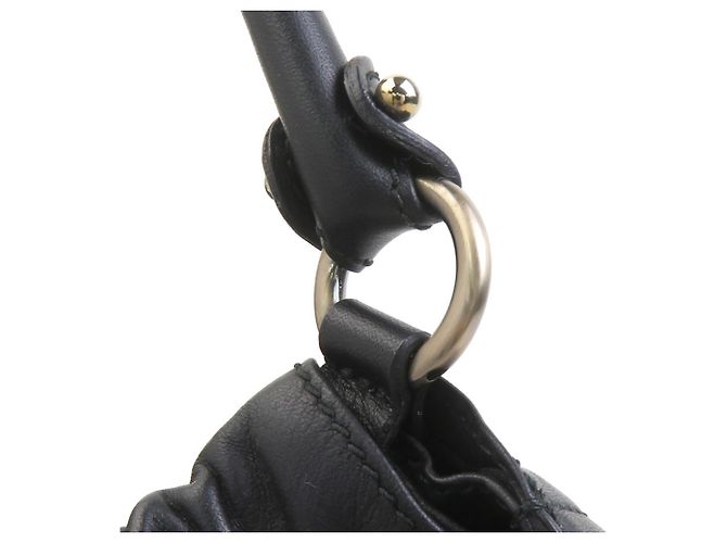 Borsa a tracolla in pelle nera Salvatore Ferragamo Nero - vista 10