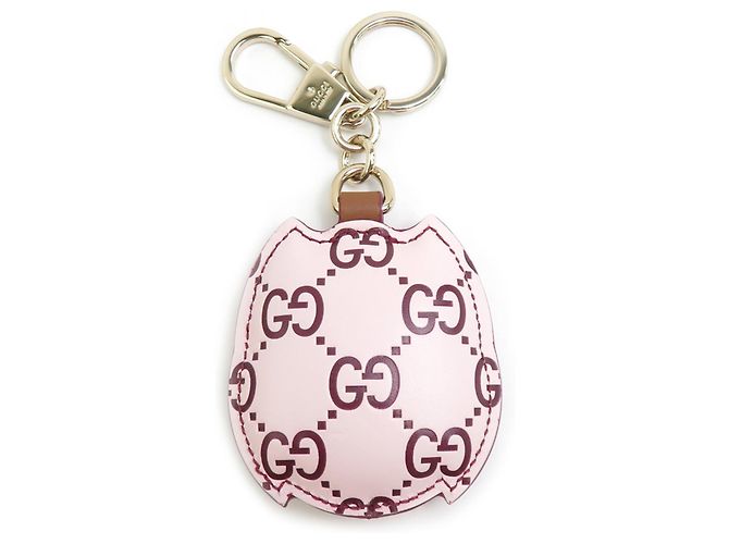 Portachiavi Gucci Charm Owl Rosa D'oro Bordò - vista 2