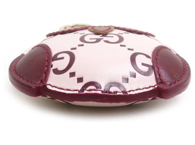 Portachiavi Gucci Charm Owl Rosa D'oro Bordò - vista 4