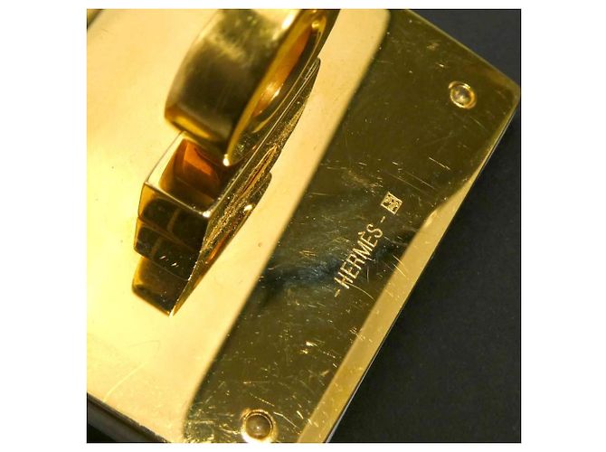 Bracciale charm Kelly Dog Hermès D'oro Bianco sporco - vista 11