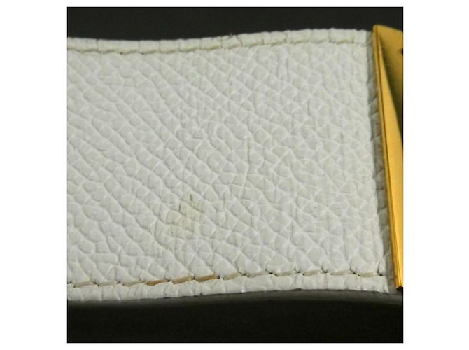 Bracciale charm Kelly Dog Hermès D'oro Bianco sporco - vista 9