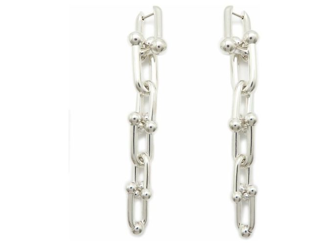 Orecchini a maglie graduate Tiffany & Co. Hardware - vista 2