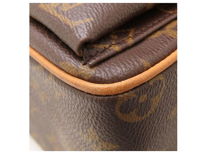 Borsa a Spalla Louis Vuitton Monogram Vivacite MM Marrone - vista 14