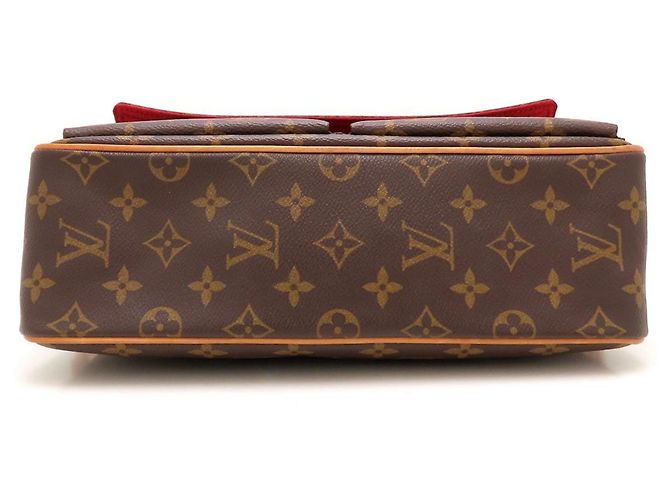 Borsa a Spalla Louis Vuitton Monogram Vivacite MM Marrone - vista 4