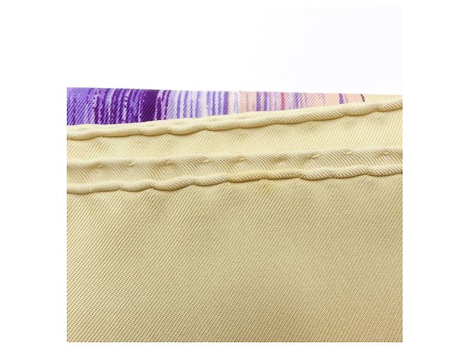 Hermès Sciarpa in seta viola Hermes Porpora - vista 7