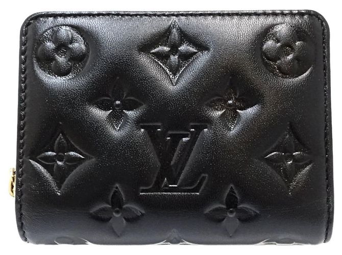 Portafoglio bi-fold Louis Vuitton Monogram Nero - vista 2