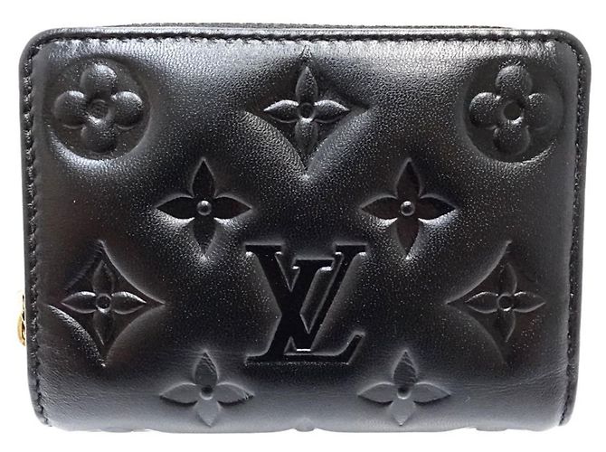 Portafoglio bi-fold Louis Vuitton Monogram Nero - vista 3
