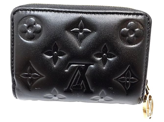 Portafoglio bi-fold Louis Vuitton Monogram Nero - vista 4