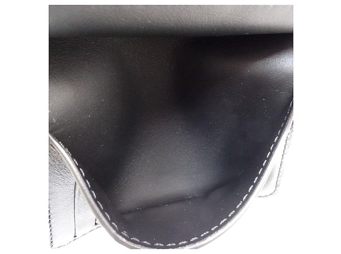 Portafoglio bi-fold Louis Vuitton Monogram Nero - vista 6