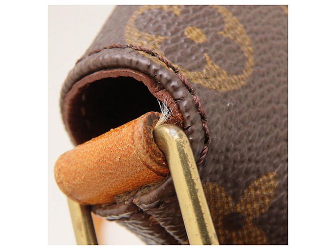 Borsa a tracolla Louis Vuitton Monogram Musette Salsa Marrone - vista 17