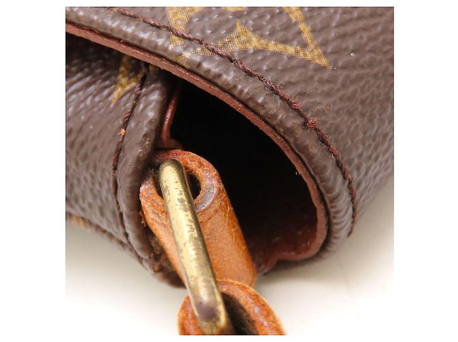 Borsa a tracolla Louis Vuitton Monogram Musette Salsa Marrone - vista 18