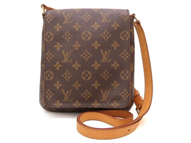Borsa a tracolla Louis Vuitton Monogram Musette Salsa Marrone - vista 2