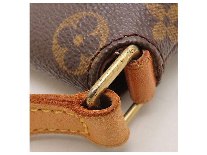 Borsa a tracolla Louis Vuitton Monogram Musette Salsa Marrone - vista 20
