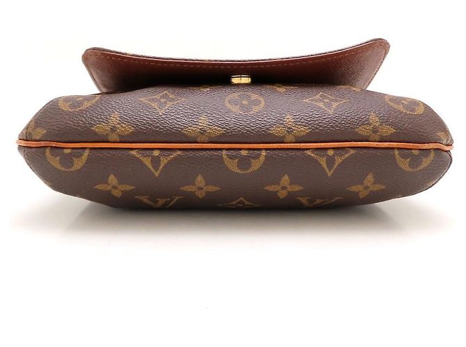 Borsa a tracolla Louis Vuitton Monogram Musette Salsa Marrone - vista 4