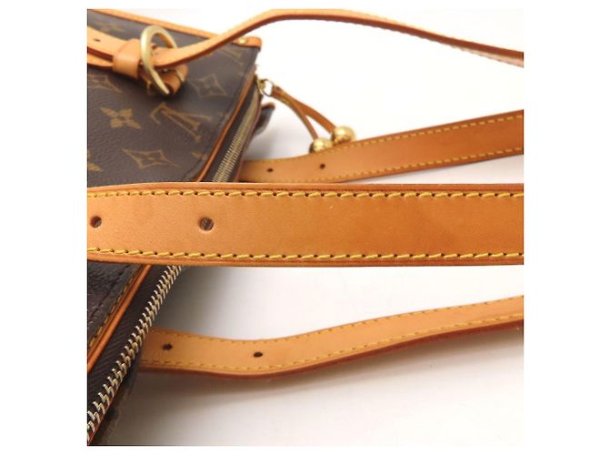 Borsa a tracolla Louis Vuitton Monogram Popincourt O Marrone - vista 17