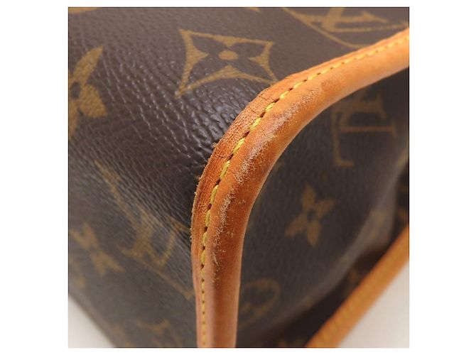 Borsa a tracolla Louis Vuitton Monogram Popincourt O Marrone - vista 23