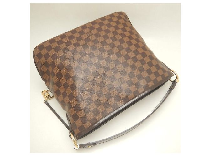 Borsa a Spalla Louis Vuitton Damier Delightful PM Damier ebene - vista 3