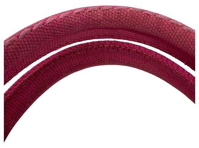 Prada Canapa Handtasche Rosa Stoff Pink - Ansicht 9