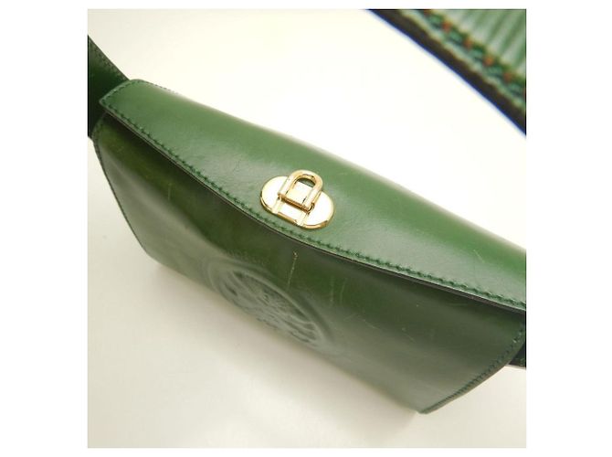 Borsa Fendi Janus con motivo greco Verde - vista 12