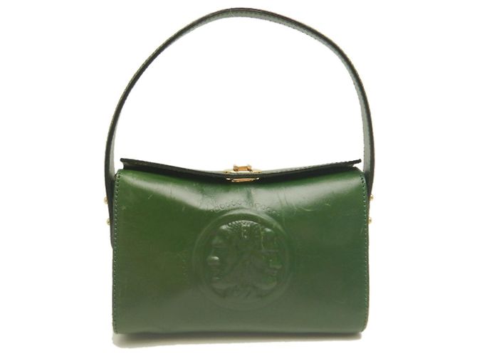 Borsa Fendi Janus con motivo greco Verde - vista 2