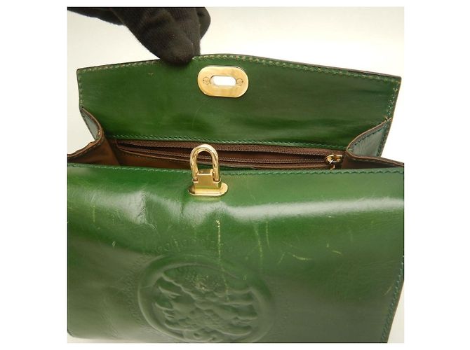 Borsa Fendi Janus con motivo greco Verde - vista 4