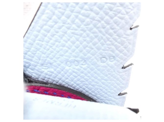 Hermès Portachiavi Birdie Hermes Blu - vista 7
