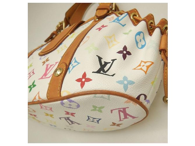 Louis Vuitton Multi-Teda PM Handtasche Weiß Mehrfarben Monogramm - Ansicht 17