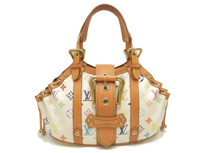Louis Vuitton Multi-Teda PM Handtasche Weiß Mehrfarben Monogramm - Ansicht 2