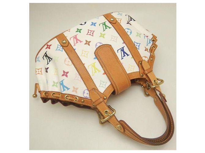 Louis Vuitton Multi-Teda PM Handtasche Weiß Mehrfarben Monogramm - Ansicht 3