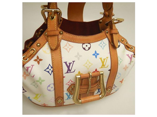 Louis Vuitton Multi-Teda PM Handtasche Weiß Mehrfarben Monogramm - Ansicht 5