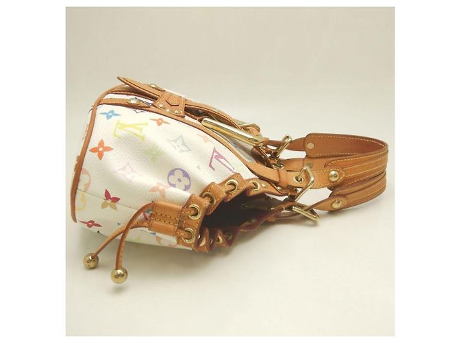 Louis Vuitton Multi-Teda PM Handtasche Weiß Mehrfarben Monogramm - Ansicht 6