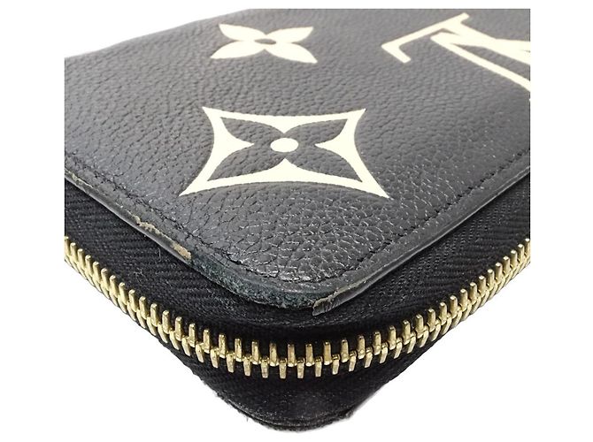 Cartera larga Louis Vuitton Monogram Empreinte Negro Beige - vista 5